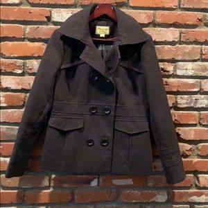 Black pea coat